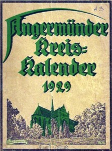 Angermünder Kreis-Kalender 1929